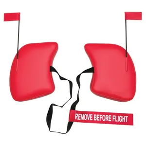Cessna 177A Cardinal Cowl Plugs w/ RBF Streamer (Color: Red)